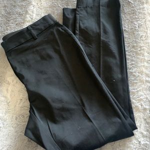 Black slim leg slacks